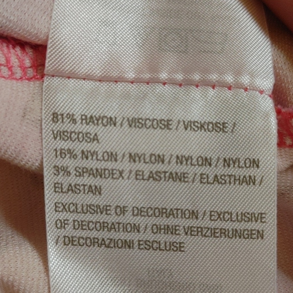 Isaac Mizrahi Live Pink Orange Knit Summer Dress M - Picture 11 of 12